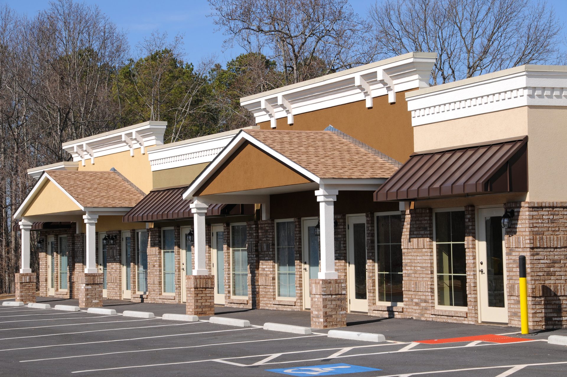 Modern commercial building in a McIntire Kingstone managed portfolio